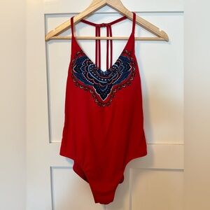 La Vie En Rose Aqua One-Piece Swimsuit